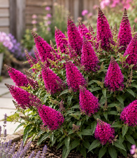 Buddleja davidii 'Butterfly Candy Little Magenta'